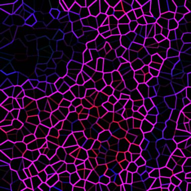 soyut geometrik doku kara arkaplan üzerindeki kaotik renk çizgileri 