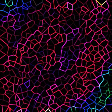 soyut geometrik doku kara arkaplan üzerindeki kaotik renk çizgileri 