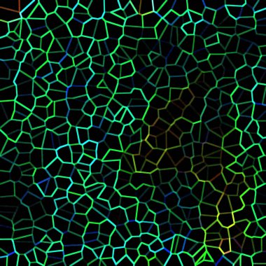 soyut geometrik doku kara arkaplan üzerindeki kaotik renk çizgileri 