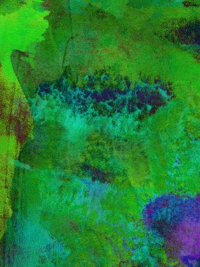 soyut yeşil, mavi, mor suluboya arkaplan