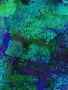 soyut yeşil, mavi, mor suluboya arkaplan