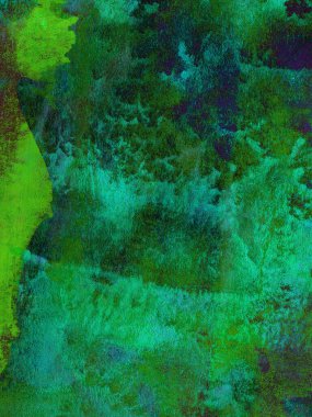 soyut yeşil ve mavi suluboya arkaplan