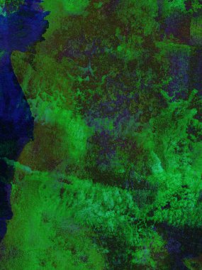 soyut yeşil ve mavi suluboya arkaplan