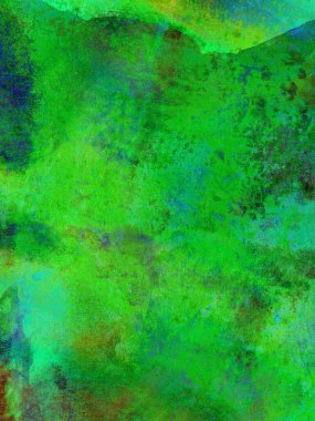 soyut yeşil ve mavi suluboya arkaplan