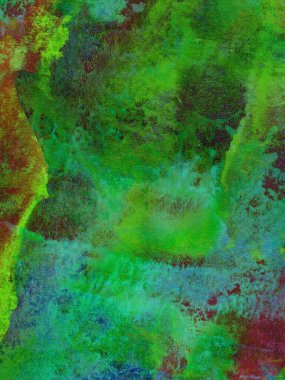 soyut yeşil ve mavi suluboya arkaplan