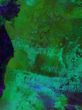 soyut yeşil ve mavi suluboya arkaplan