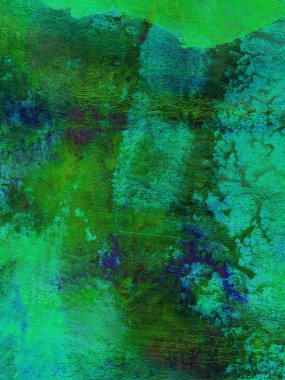soyut yeşil ve mavi suluboya arkaplan
