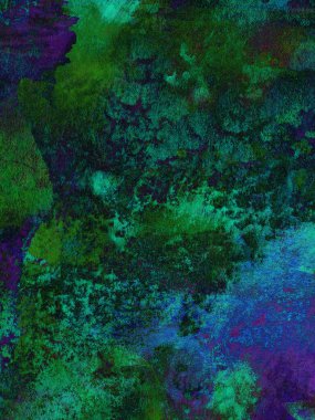 soyut yeşil ve mavi suluboya arkaplan