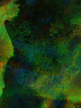 soyut yeşil, mavi, mor suluboya arkaplan