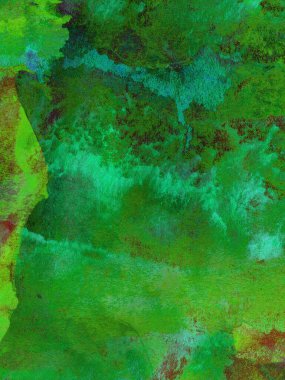 soyut yeşil ve mavi suluboya arkaplan