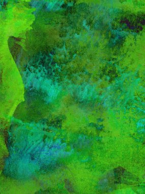 soyut yeşil ve mavi suluboya arkaplan