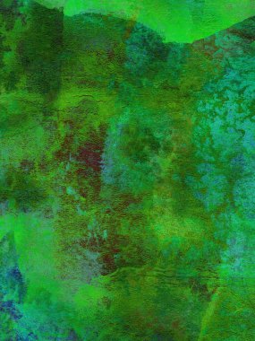 soyut yeşil ve mavi suluboya arkaplan