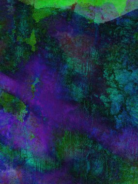 soyut yeşil, mavi, mor suluboya arkaplan