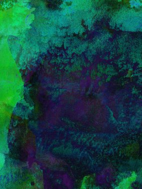 soyut yeşil, mavi, mor suluboya arkaplan