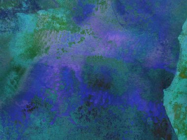 soyut mavi, yeşil, mor suluboya arkaplan