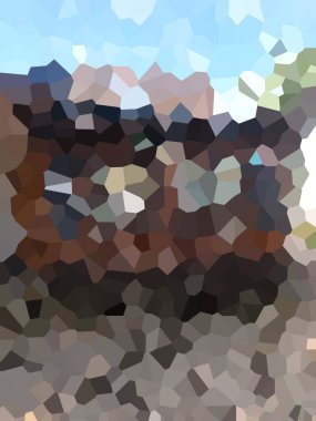 Kareli mozaik arkaplan