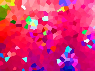 farklı geometrik elementlere sahip soyut renkli mozaik arkaplan