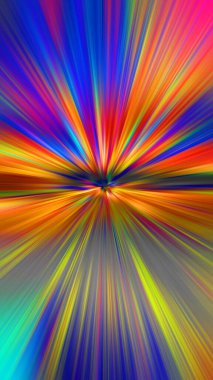 renkli soyut fraktal illüstrasyon