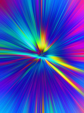 Renkli soyut arkaplan, fantezi neon kavramı