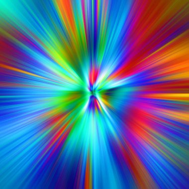 renkli soyut fraktal illüstrasyon