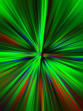 Neon arkaplanda renkli parlak çizgiler