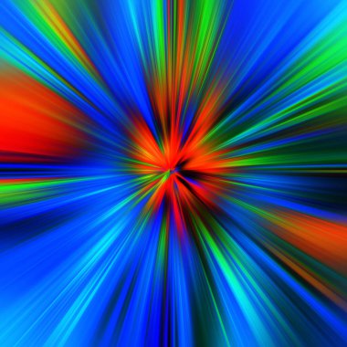 fraktal patlama ile renkli soyut arkaplan