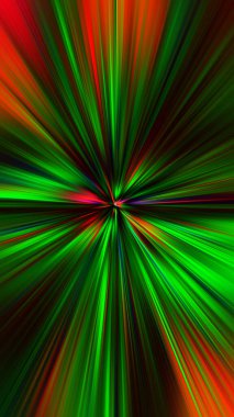 yeşil ve kırmızı çizgiler