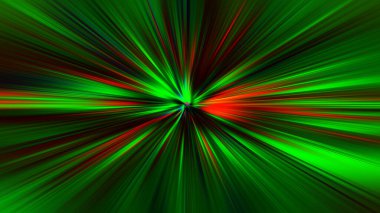 yeşil soyut fraktal arkaplan 3 boyutlu oluşturma