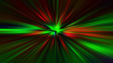 Işık ışınlarıyla soyut renkli hareket bulanık arkaplan