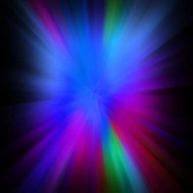 Işınlar ile soyut renkli arkaplan