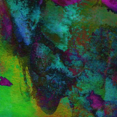 Soyut suluboya tasarımı, yakın plan akua görüntüsünü boyamış.