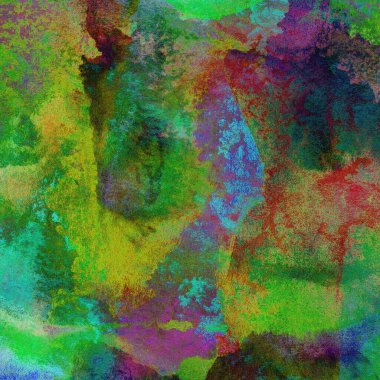 Renkli suluboya soyut doku arkaplanı