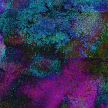 Mavi yeşil ve sarı suluboyanın soyut arkaplanı