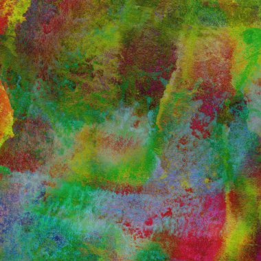 Soyut suluboya tasarımı, boyalı dokuya yakın çekim. Asgari arkaplan.