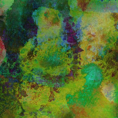 Soyut suluboya tasarımı, boyalı dokuya yakın çekim. Asgari arkaplan.