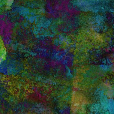 Kağıt desenli arka planda renkli yağlı boya