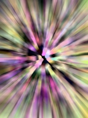 Soyut renkli hızlı hareket kavramı bulanık arkaplan