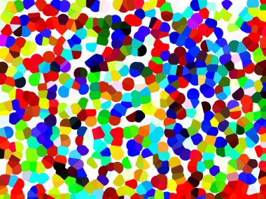 Değişik renklerde renkli mozaik