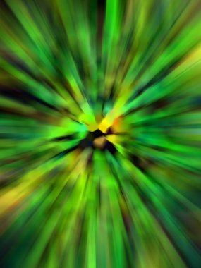 Işık ışınlarıyla bulanık arkaplan.