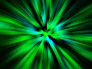 Renkli tonlarda bokeh etkisi olan neon çizgilerin soyut hareket bulanıklığı, siyah arkaplan üzerine ayarlı.