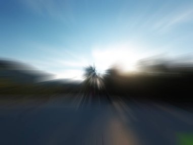 Hızlı hareket eden, parlak renklerde bulanık arkaplan.