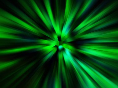 Renkli tonlarda bokeh etkisi olan neon çizgilerin soyut hareket bulanıklığı, siyah arkaplan üzerine ayarlı.