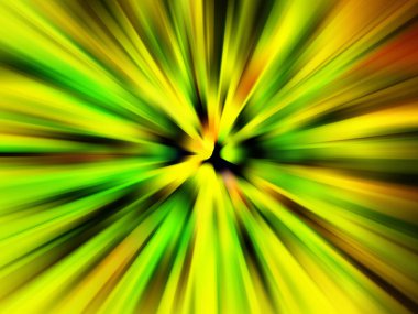 Renkli tonlarda bokeh etkisi olan neon çizgilerin soyut hareket bulanıklığı, siyah arkaplan üzerine ayarlı.