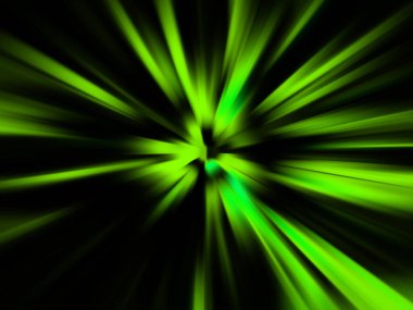 Renkli tonlarda bokeh etkisi olan neon çizgilerin soyut hareket bulanıklığı, siyah arkaplan üzerine ayarlı.