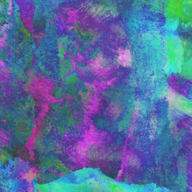 Bu resim, çeşitli dijital ve yazdırma medya projelerinde arka planlar için mükemmel olan koyu maviden canlı yeşile geçiş yapan kusursuz bir suluboya dokusuna sahiptir.