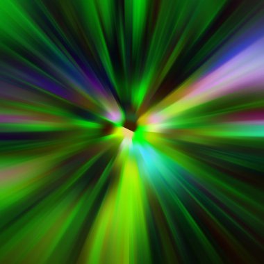 Hareket bulanıklığı ve ışınları olan soyut arkaplan,