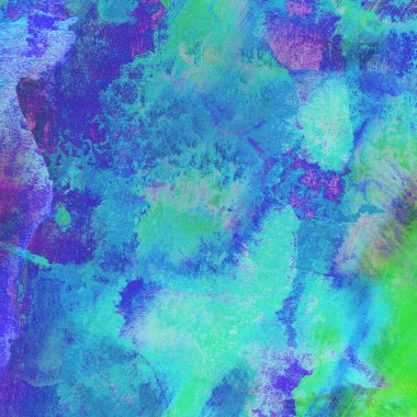 Bu resim, çeşitli dijital ve yazdırma medya projelerinde arka planlar için mükemmel olan koyu maviden canlı yeşile geçiş yapan kusursuz bir suluboya dokusuna sahiptir.