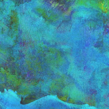 Bu resim, çeşitli dijital ve yazdırma medya projelerinde arka planlar için mükemmel olan koyu maviden canlı yeşile geçiş yapan kusursuz bir suluboya dokusuna sahiptir.