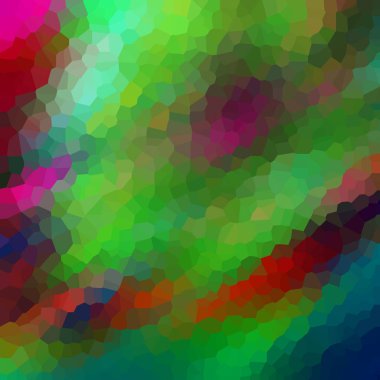 Işığın kırılması ve yüzeylerin vurgulanması ile mavi renklerde soyut kristal arkaplan.