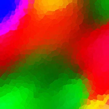 Işığın kırılması ve yüzeylerin vurgulanması ile mavi renklerde soyut kristal arkaplan.